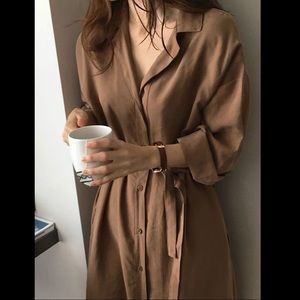 NWT Long sleeve shirt dress